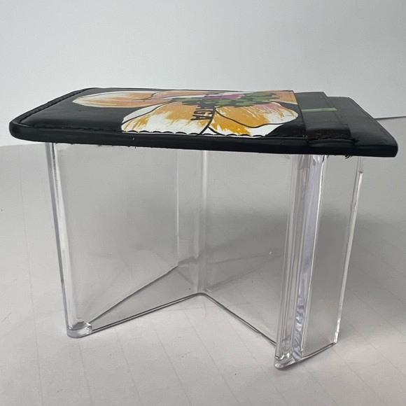 🩷BALENCIAGA | Flower Pattern Leather Small Wallet Logo Phone Card Case/Wallet🌸 - Picture 9 of 10